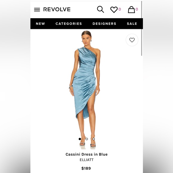 Cassini Dress in Blue (Revolve) - Picture 1 of 7